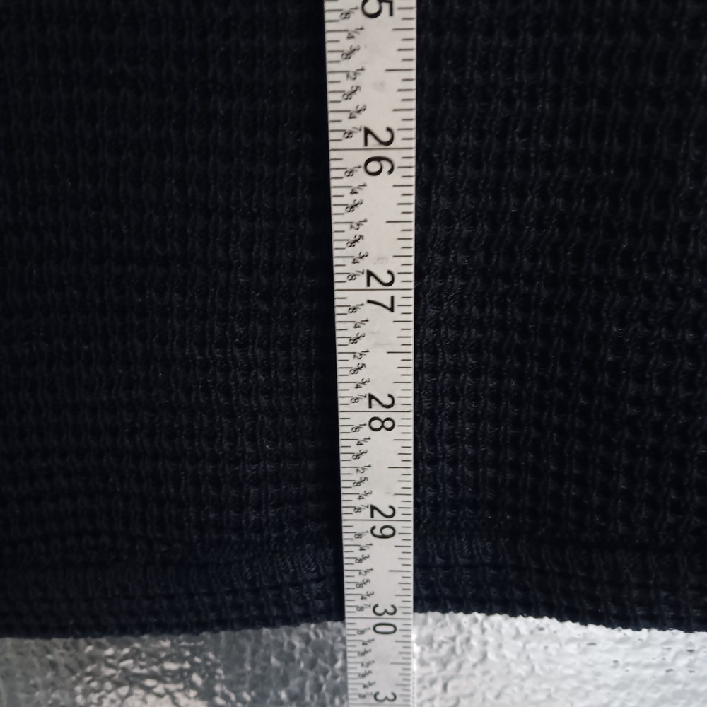 Sandro Waffle Knit Shirt Mens XXL Navy Blue NWT Short Sleeve Button Up - Picture 8 of 9